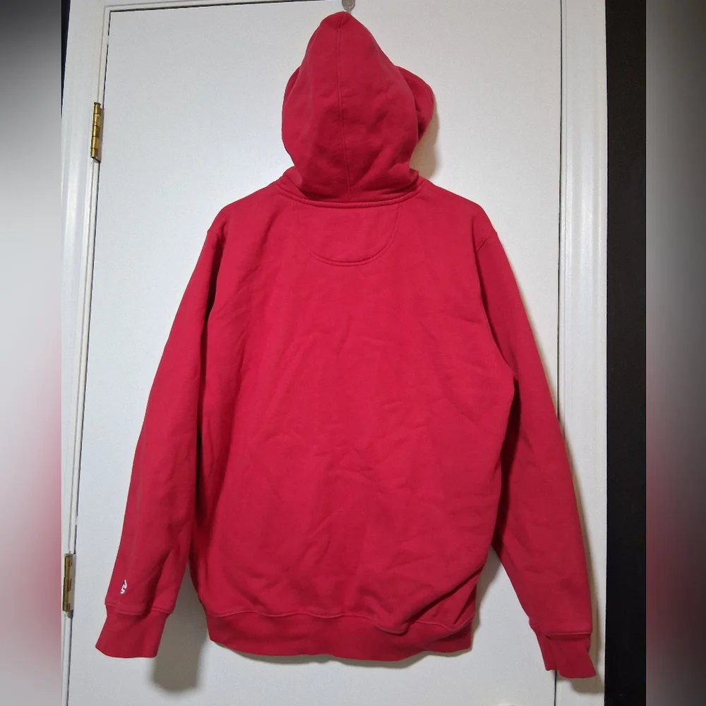 Champion Vibrant Red Hoodie with Logo Size Large - Picture 7 of 9